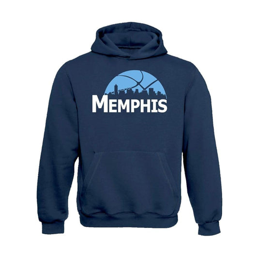Memphis Basketball Team Cityscape Skyline Men's Apparel for Basketball Fans