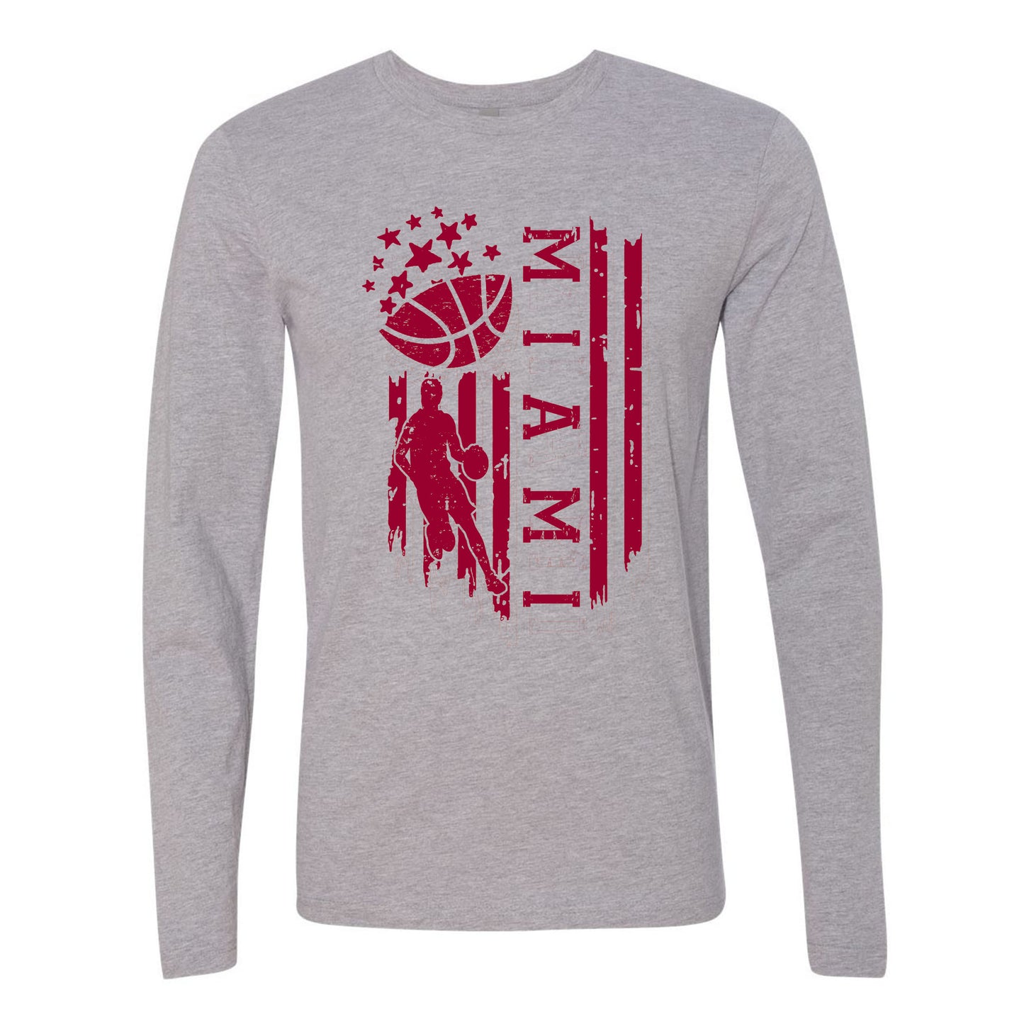 Miami Basketball Flag Game Day Cool Shirt