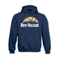 New Orleans Basketball Team Cityscape Skyline Men's Apparel for Basketball Fans