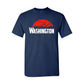 Washington  Basketball Team Cityscape Skyline Men's Apparel for Basketball Fans