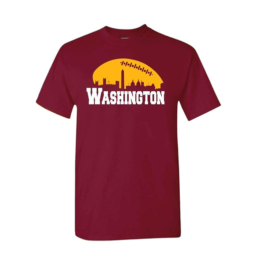 Washington Football City Skyline Men's Shirt for Football Fans