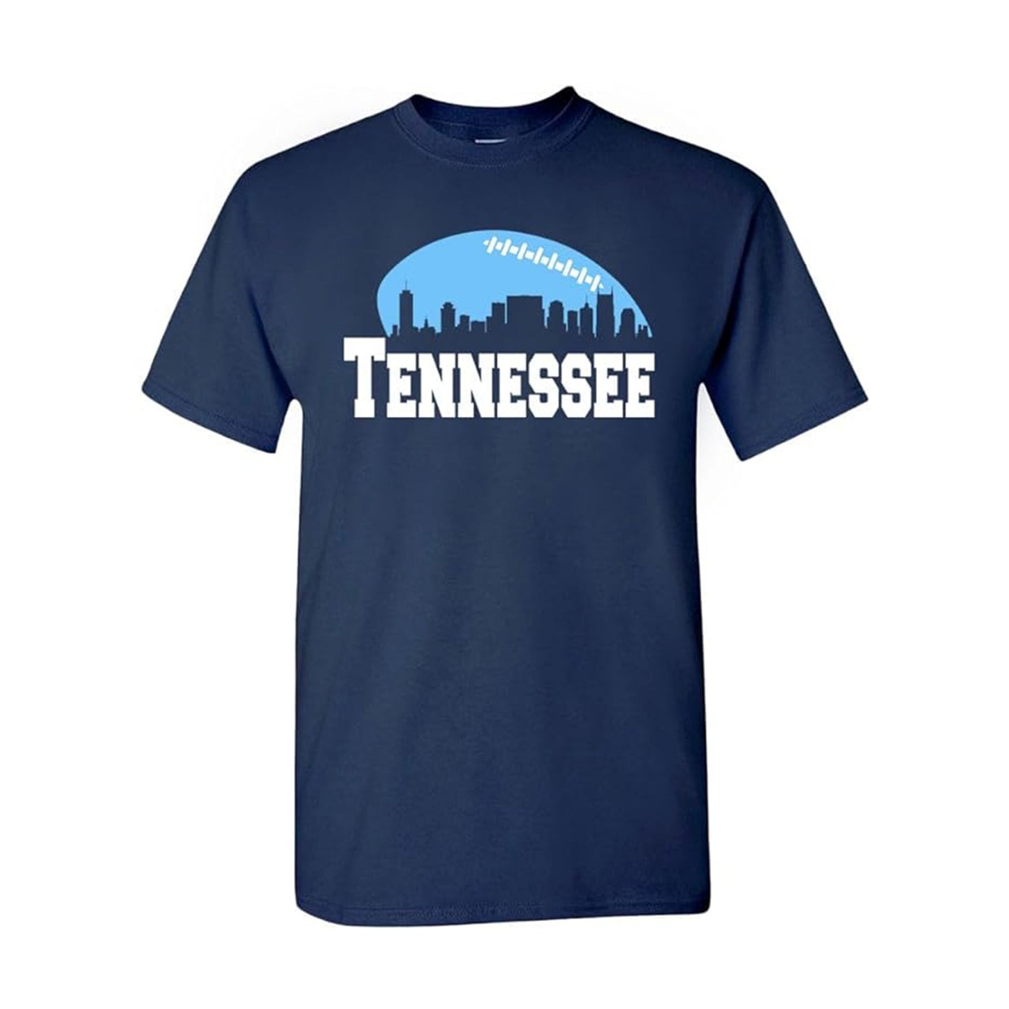 Tennessee Football City Skyline Men's Shirt for Football Fans