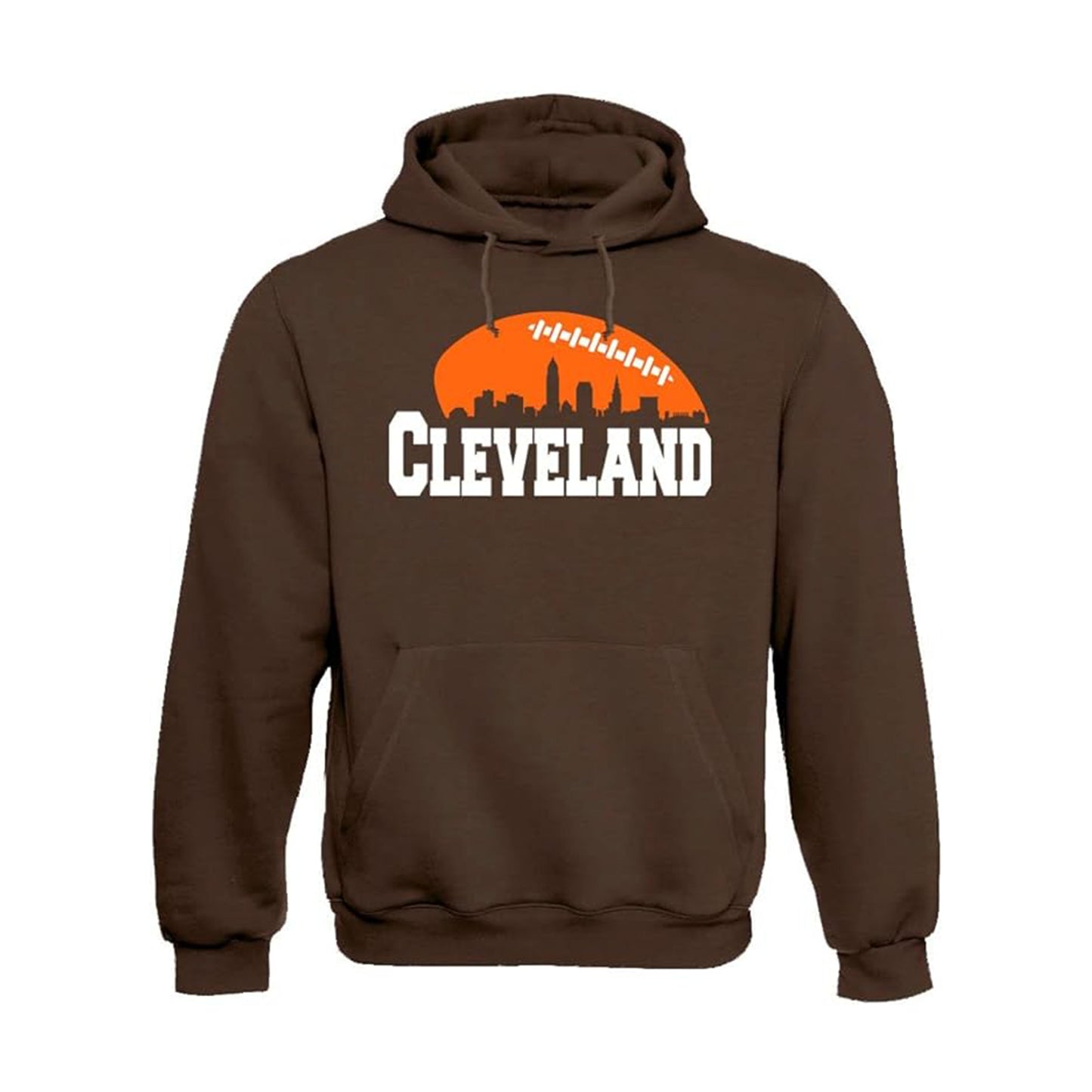 Cleveland Football City Skyline Men's Shirt for Football Fans