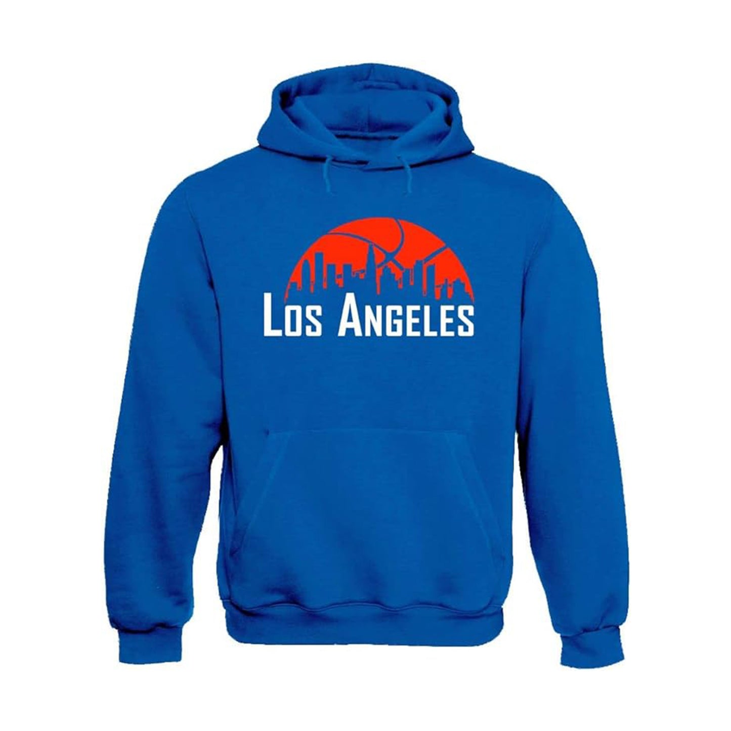 Los Angeles Basketball Team Cityscape Skyline Men's Apparel for Basketball Fans