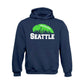 Seattle Football City Skyline Men's Shirt for Football Fans