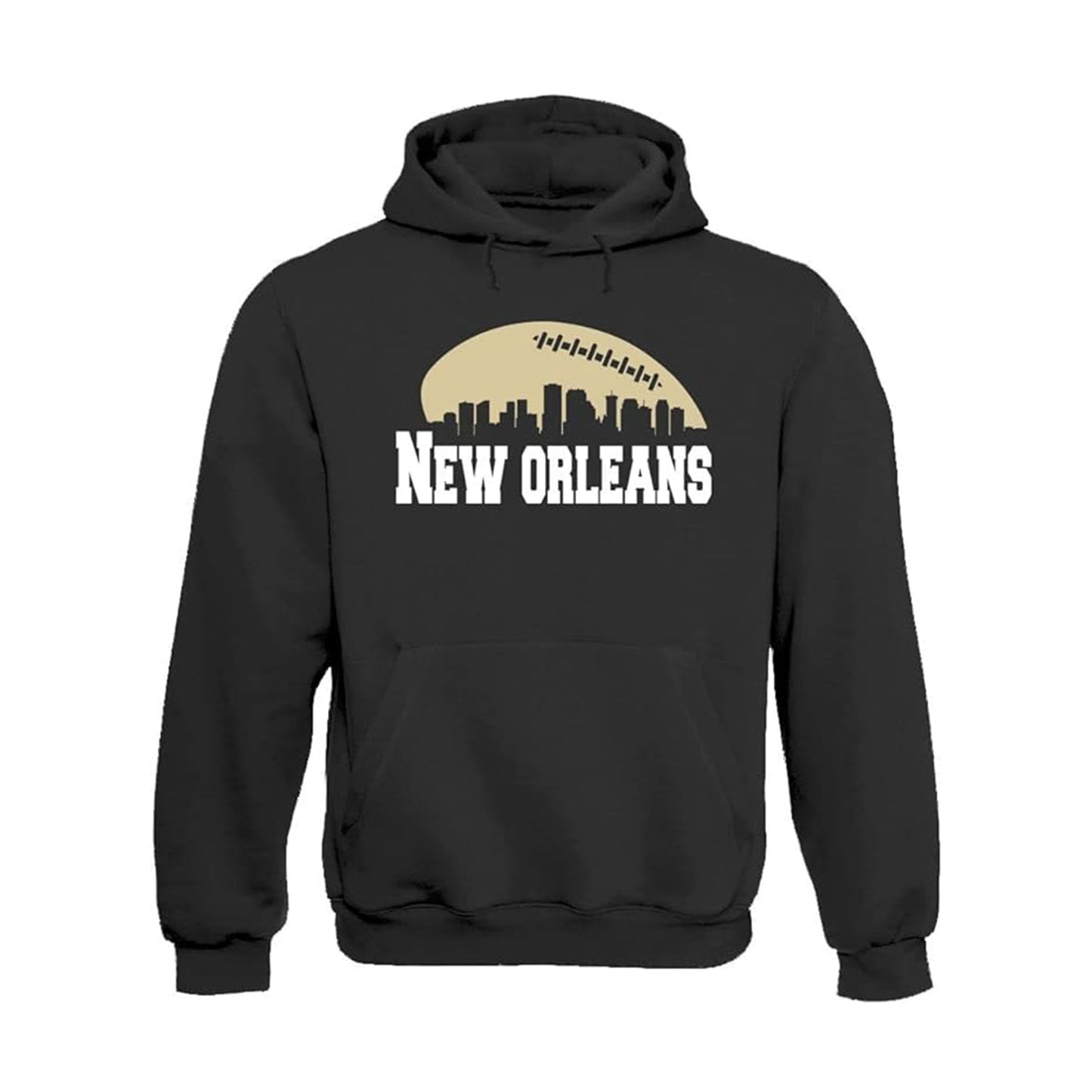 New Orleans Football City Skyline Men's Shirt for Football Fans