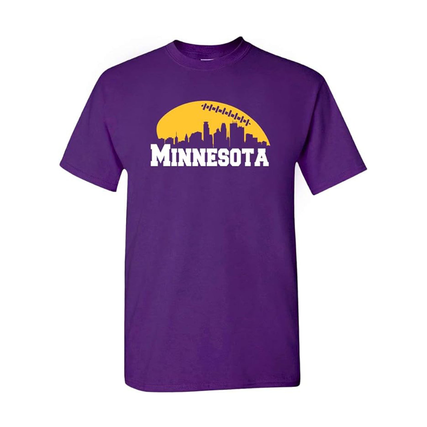 Minnesota Football City Skyline Men's Shirt for Football Fans