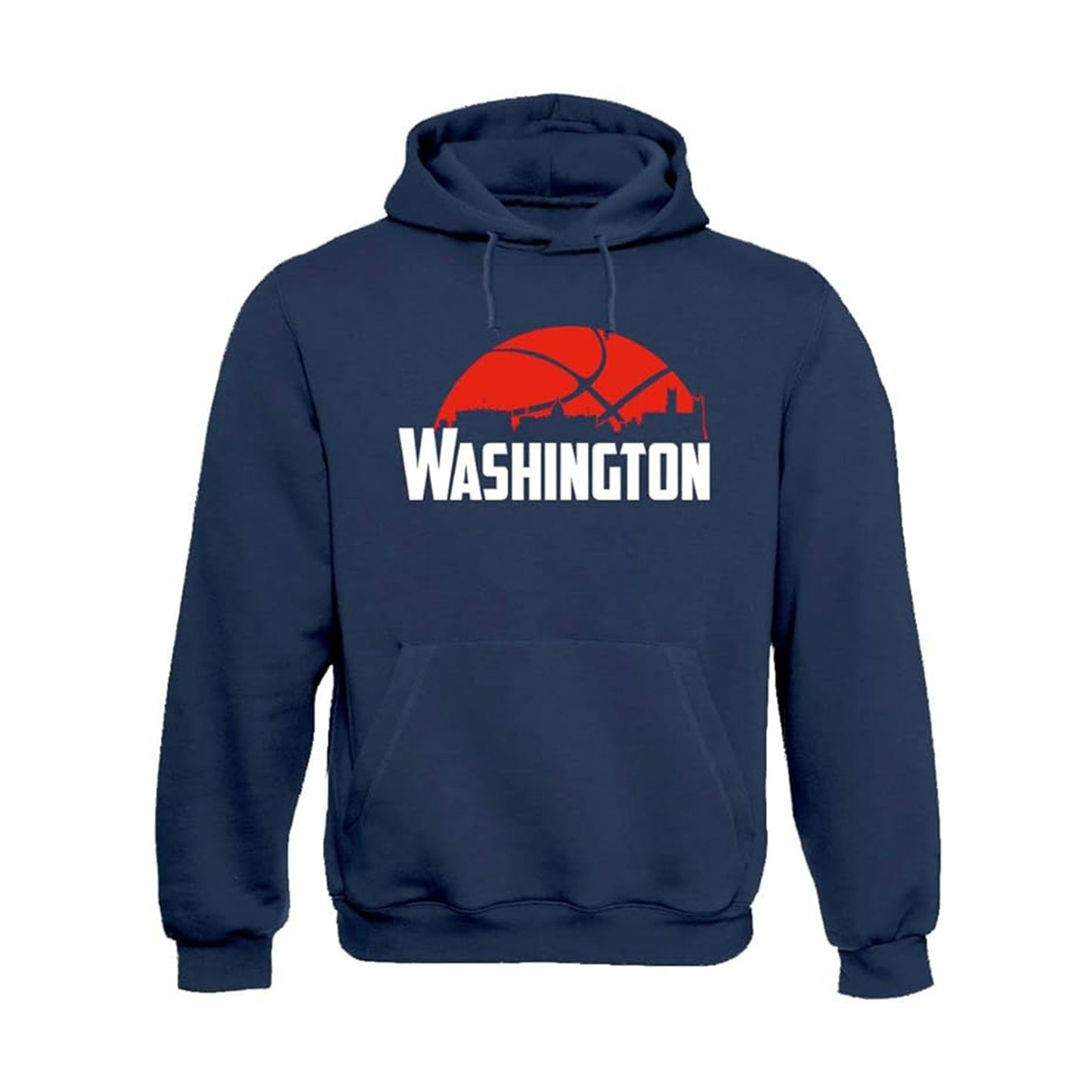 Washington  Basketball Team Cityscape Skyline Men's Apparel for Basketball Fans