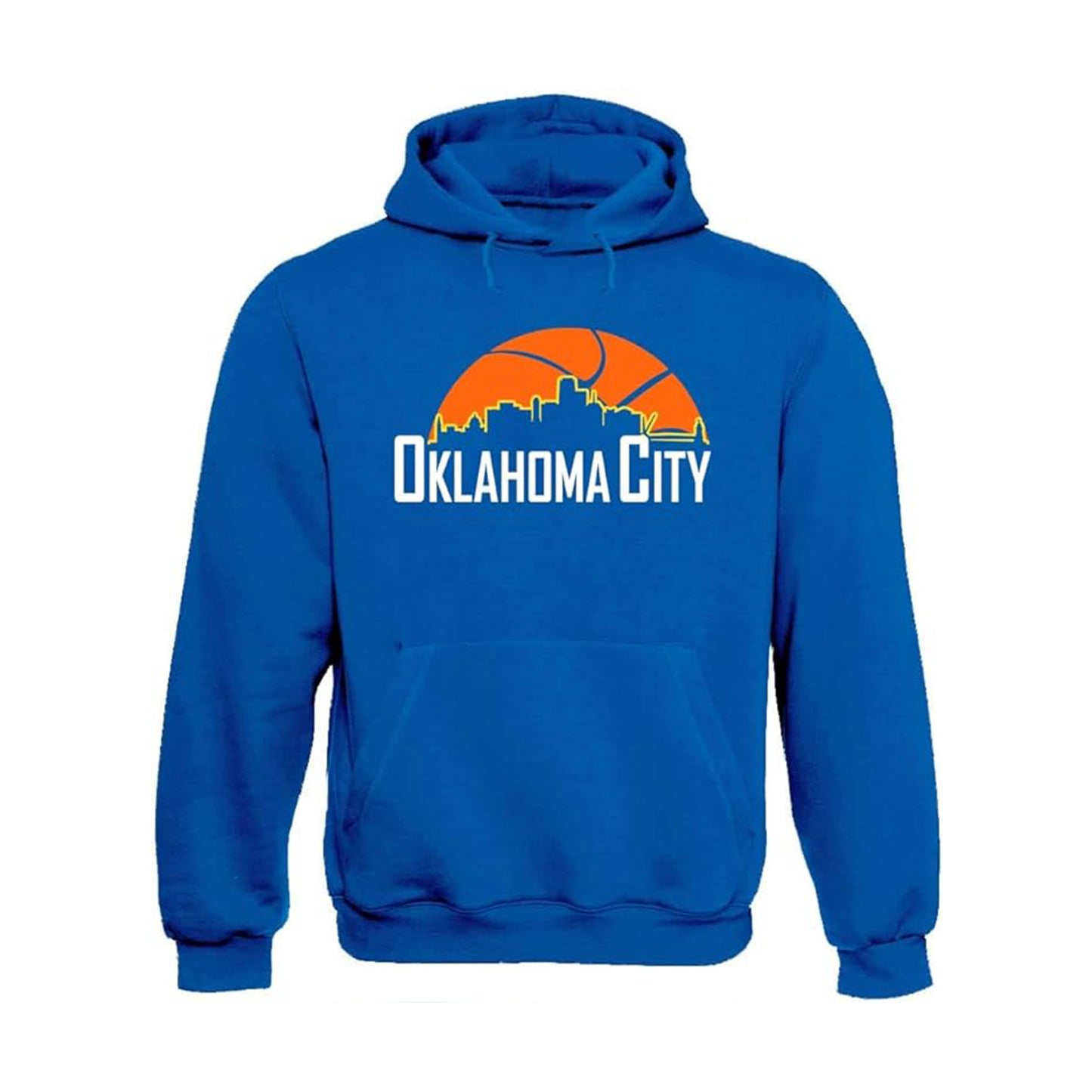 Oklahoma Basketball Team Cityscape Skyline Men's Apparel for Basketball Fans