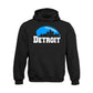 Detroit Football City Skyline Men's Shirt for Football Fans