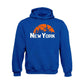 New York Basketball Team Cityscape Skyline Men's Apparel for Basketball Fans