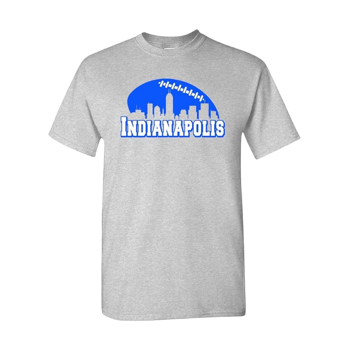 Indianapolis Football City Skyline Men's Shirt for Football Fans