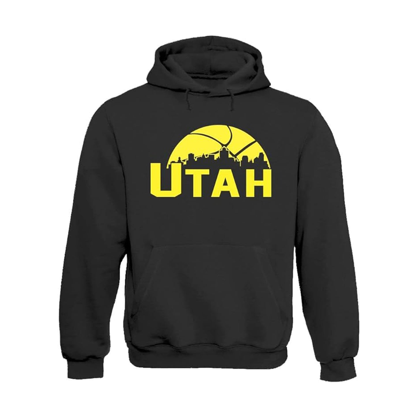 Utah Basketball Team Cityscape Skyline Men's Apparel for Basketball Fans