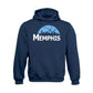 Memphis  Basketball Team Cityscape Skyline Men's Apparel for Basketball Fans