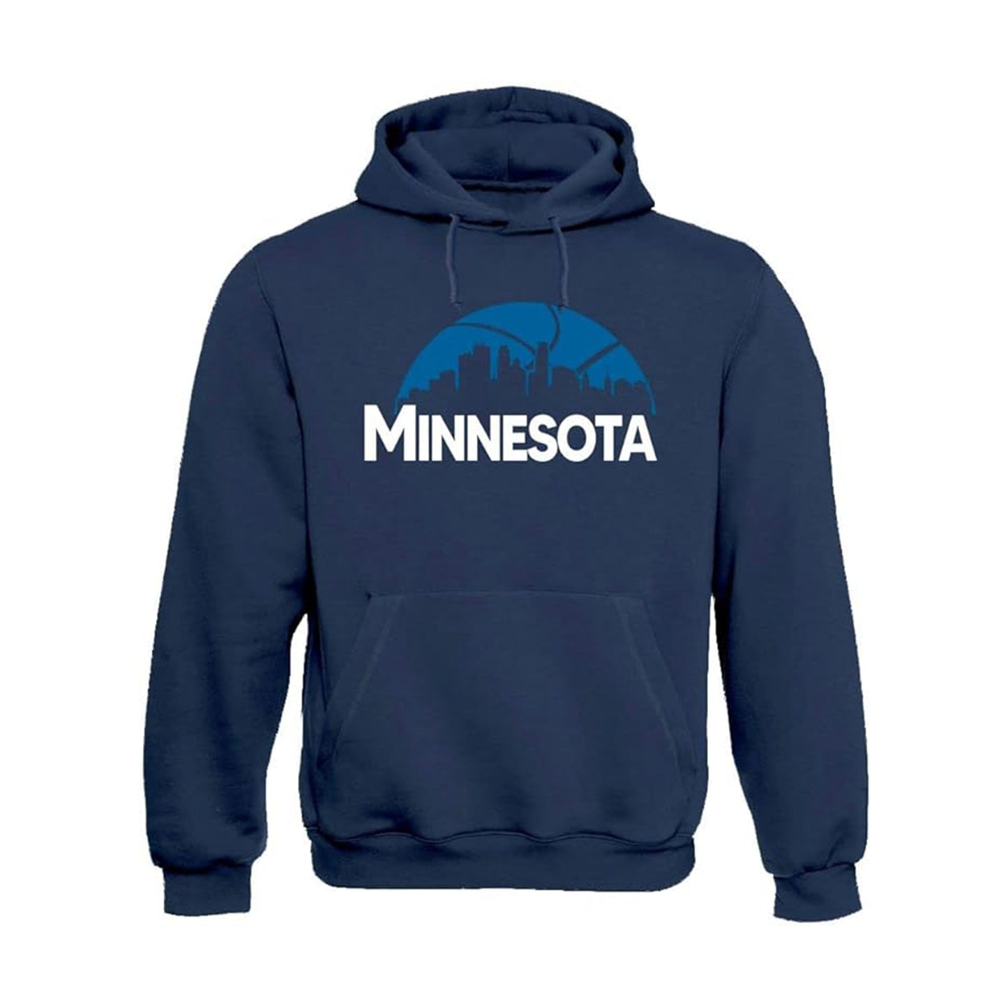 Minnesota Basketball Team Cityscape Skyline Men's Apparel for Basketball Fans