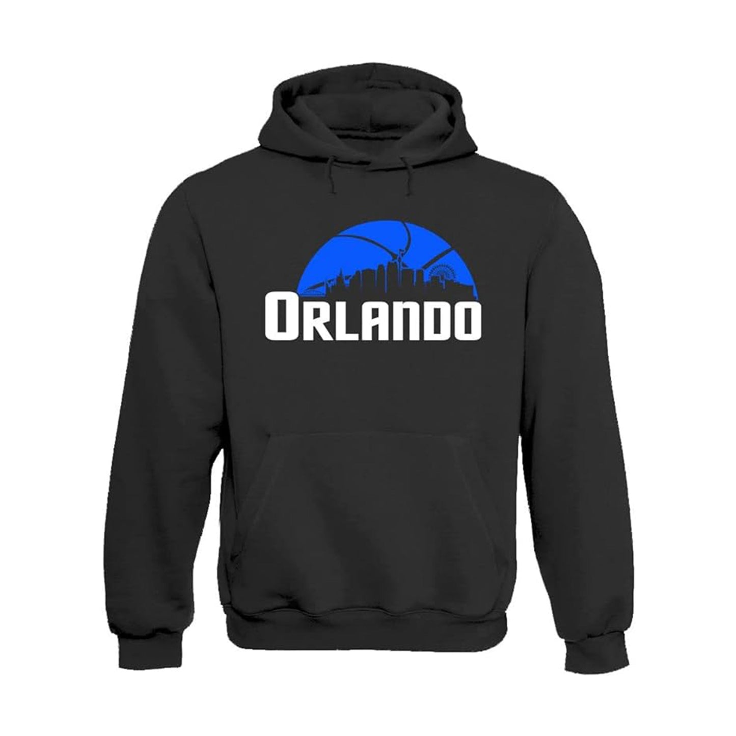 Orlando Basketball Team Cityscape Skyline Men's Apparel for Basketball Fans