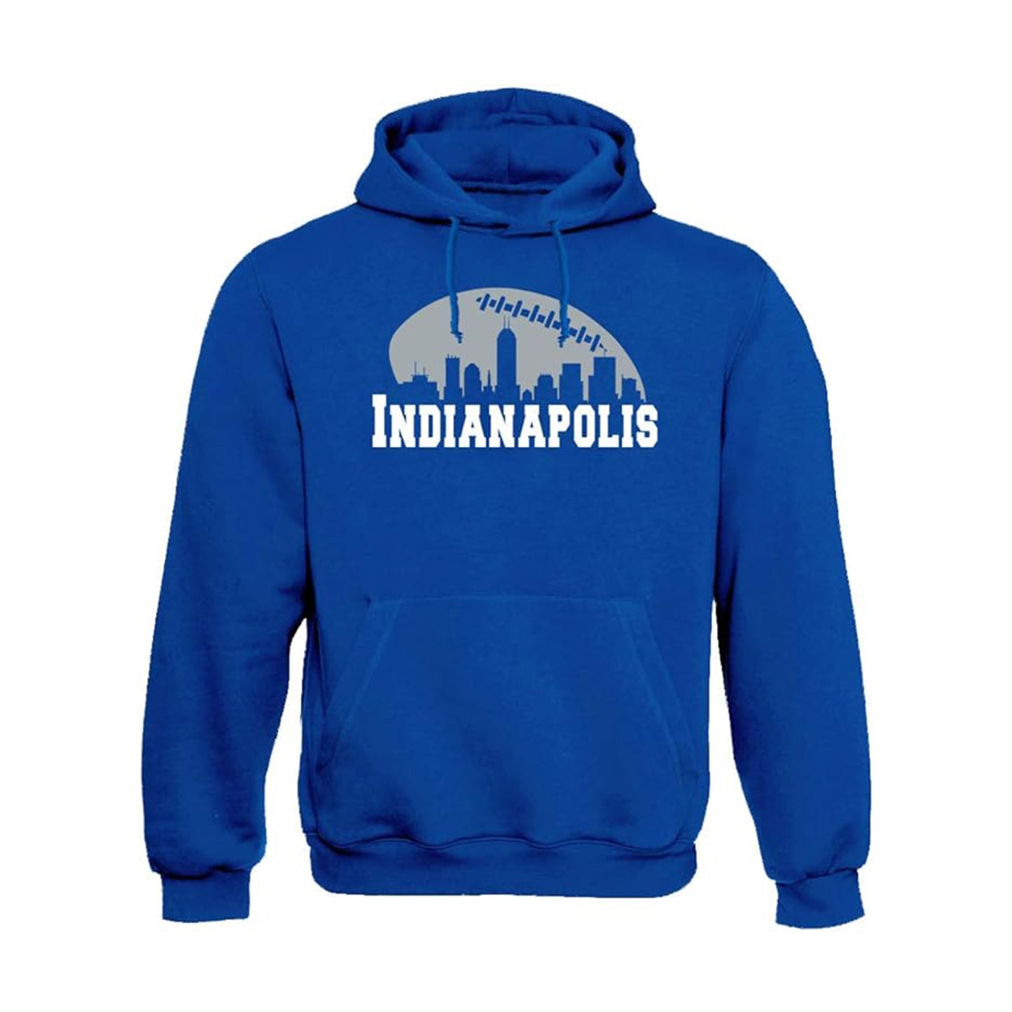 Indianapolis Football City Skyline Men's Shirt for Football Fans