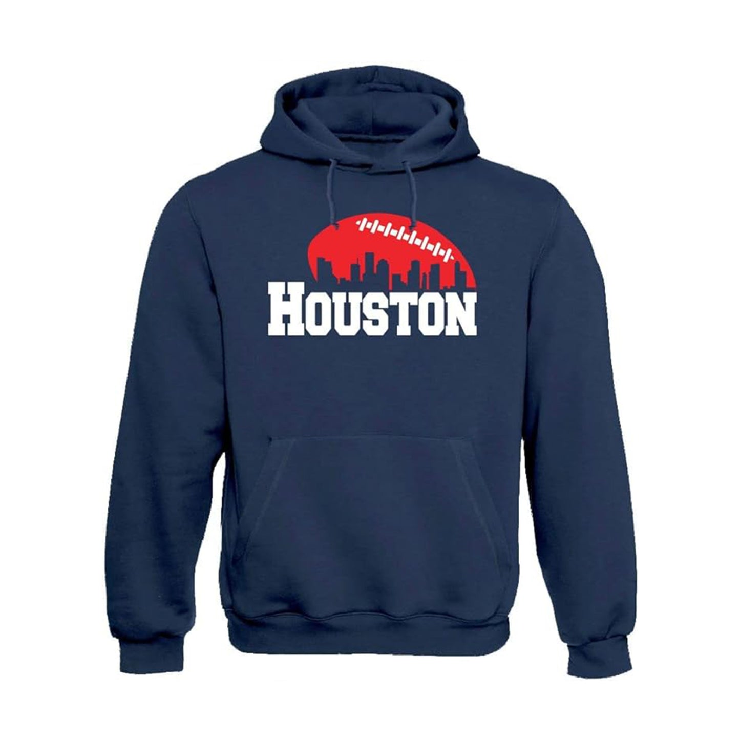 Houston Football City Skyline Men's Shirt for Football Fans