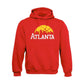 Atlanta Basketball Team Cityscape Skyline Men's Apparel for Basketball Fans