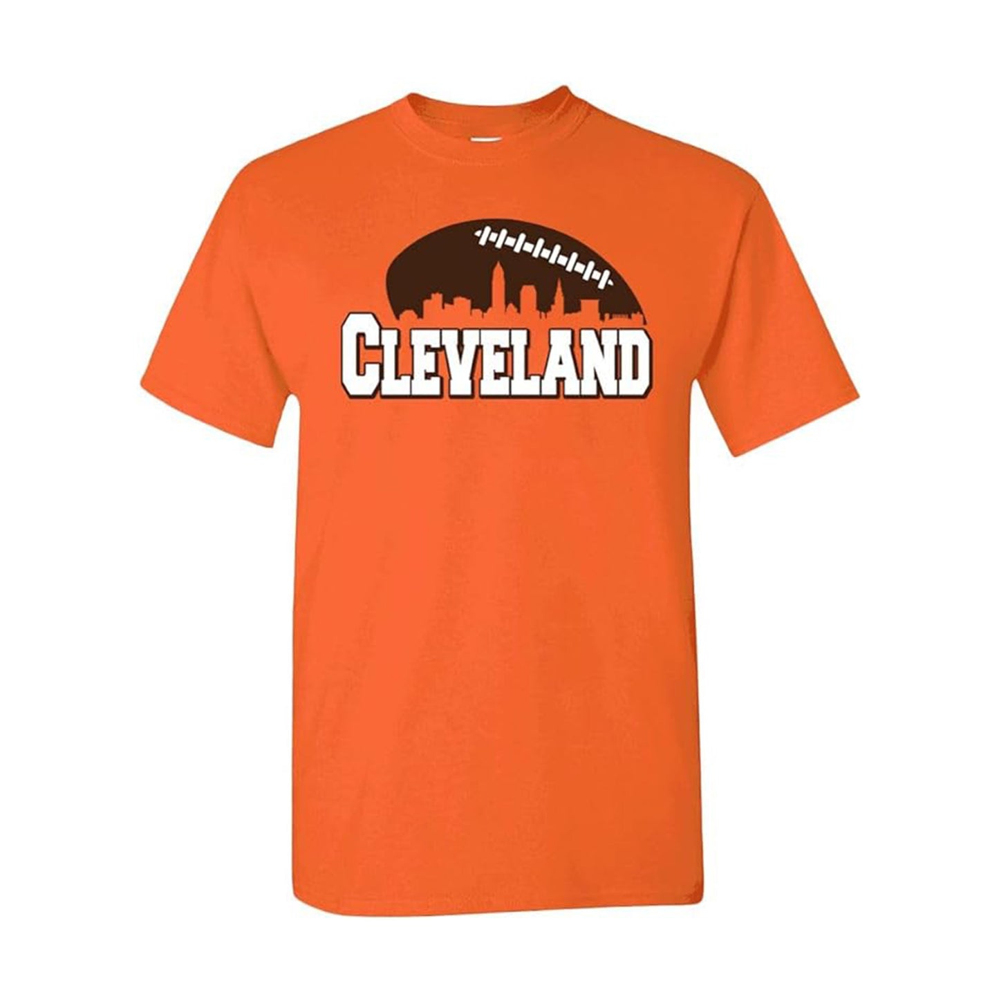 Cleveland Football City Skyline Men's Shirt for Football Fans