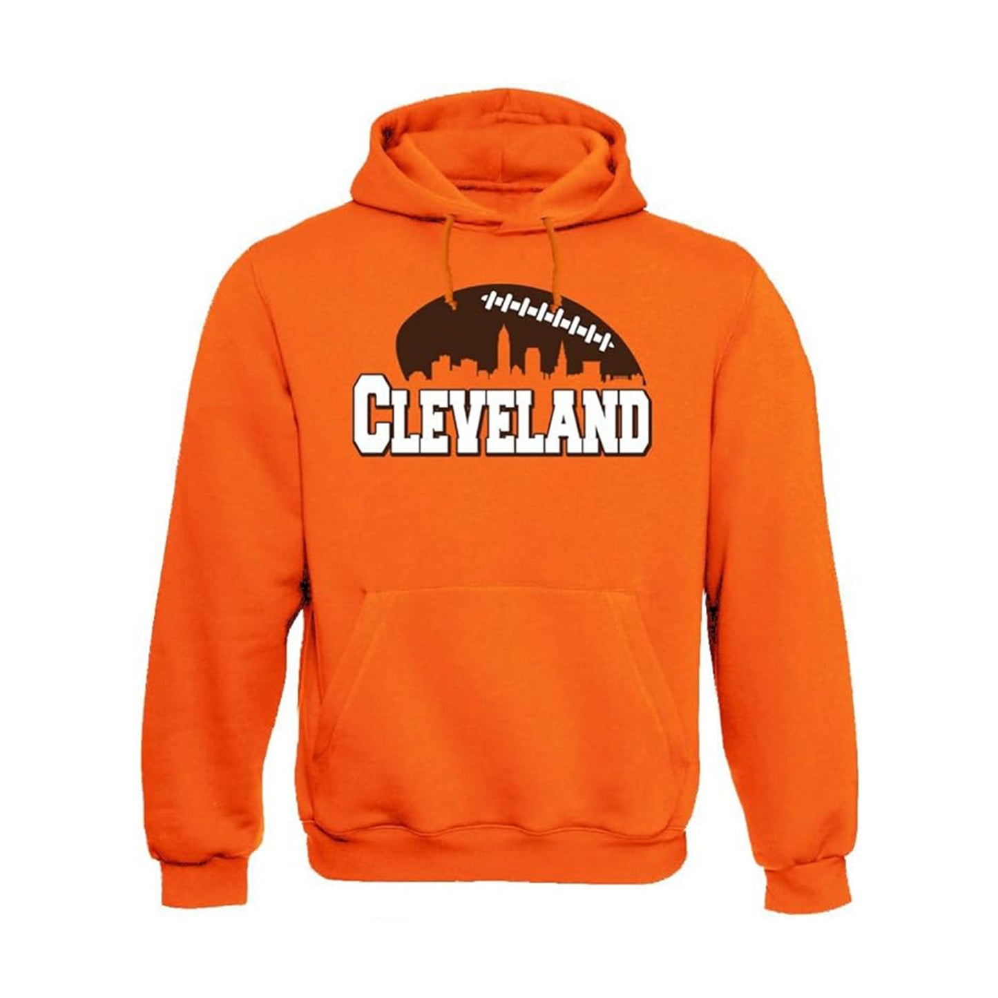 Cleveland Football City Skyline Men's Shirt for Football Fans