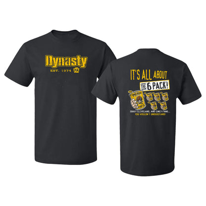 Black and Gold Dynasty 6-Pack Pittsburgh Football Fans