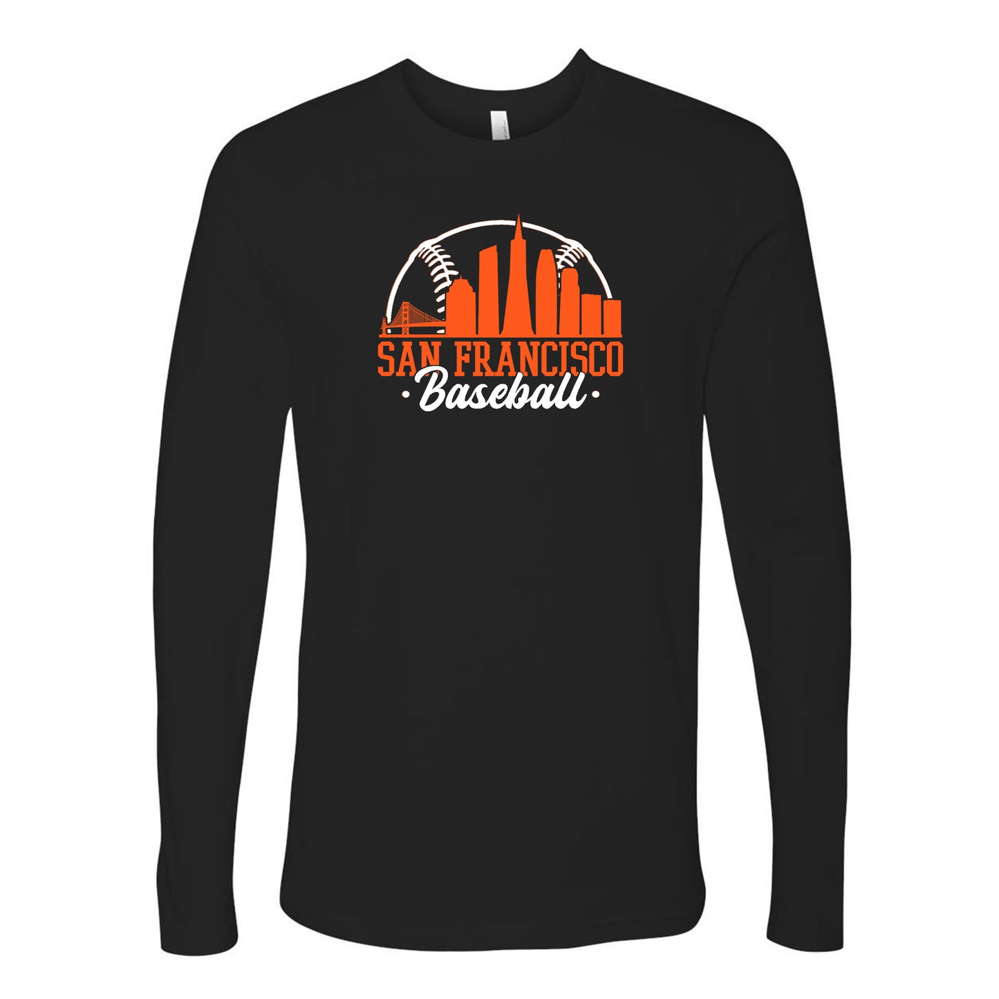 San Francisco Baseball Cityscape Skyline Men's Apparel for Baseball Fans Gameday Gear