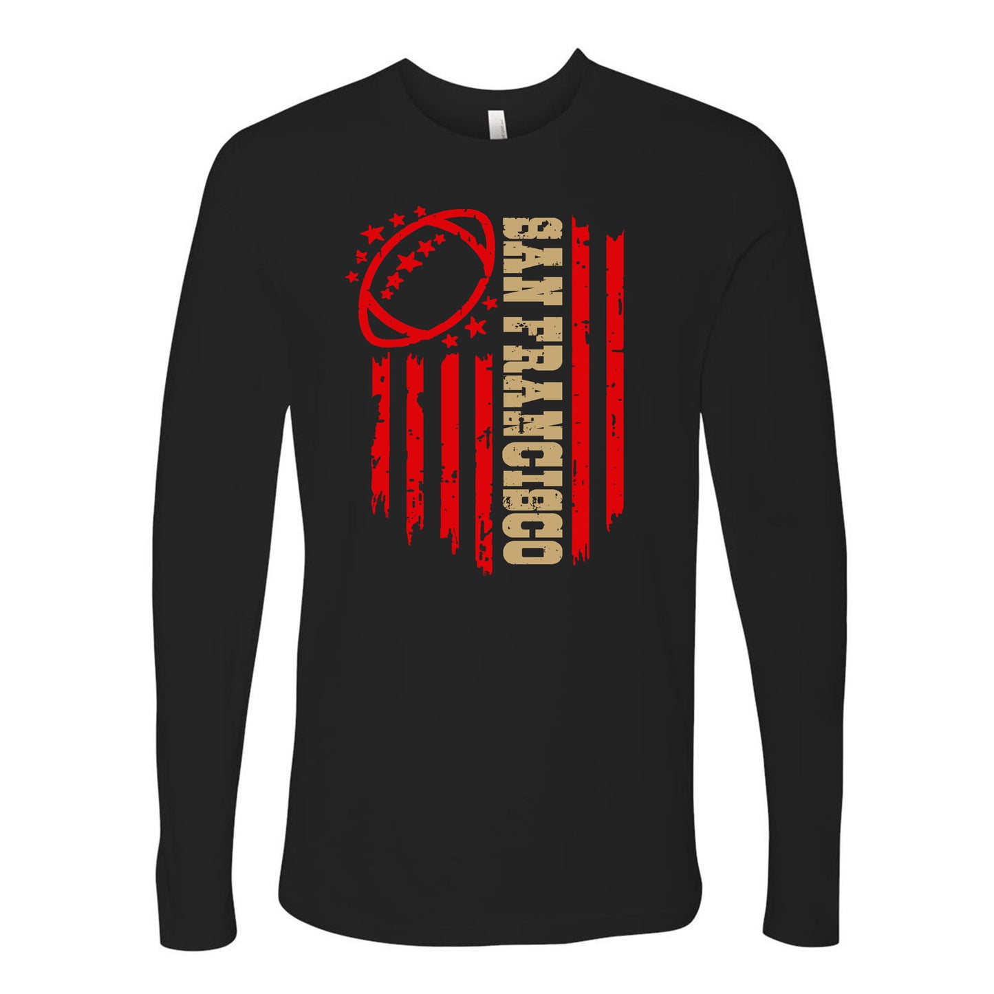 San Francisco Football American Flag Shirt for Football Fans