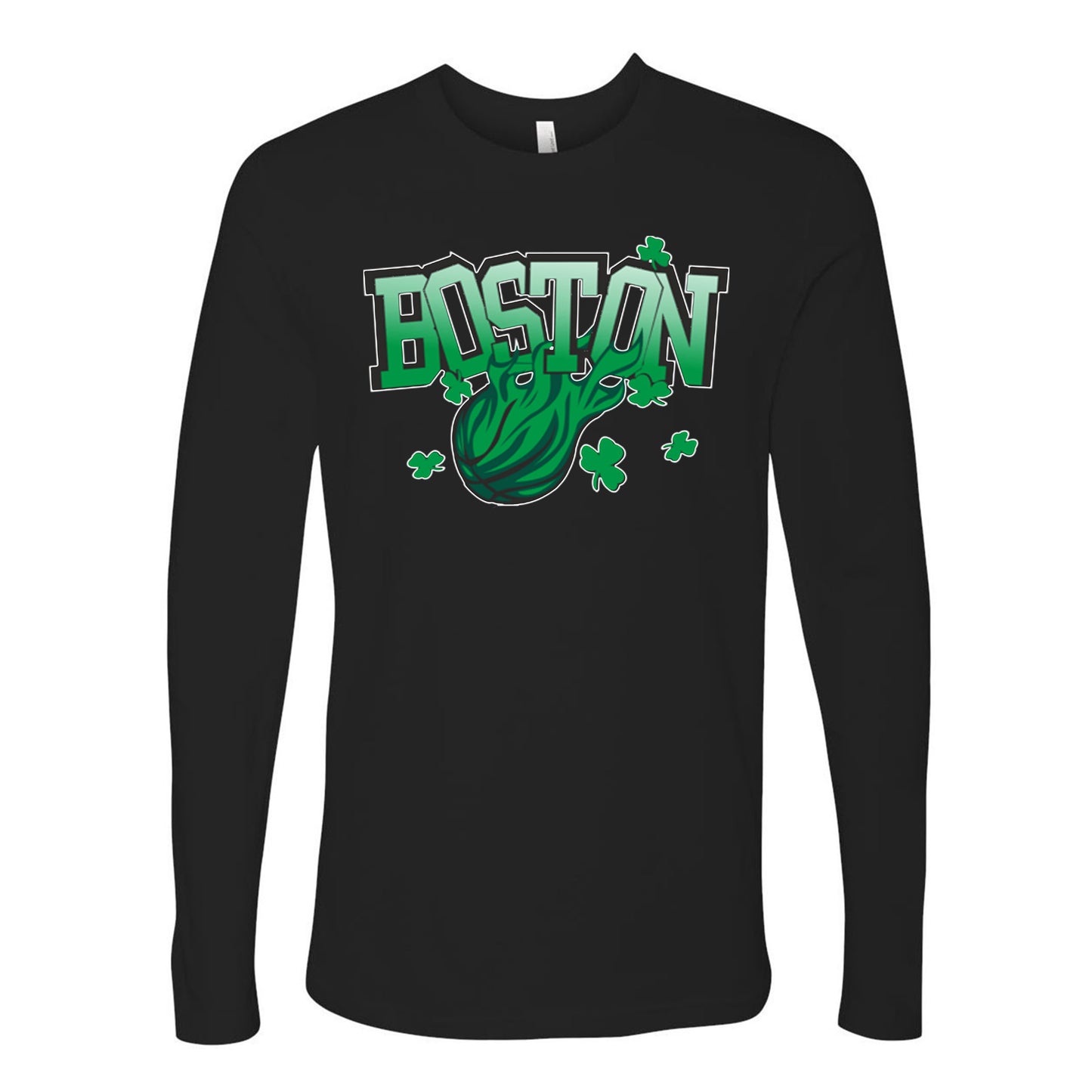 Boston Basketball Team Green Shamrock Sports Fan Apparel