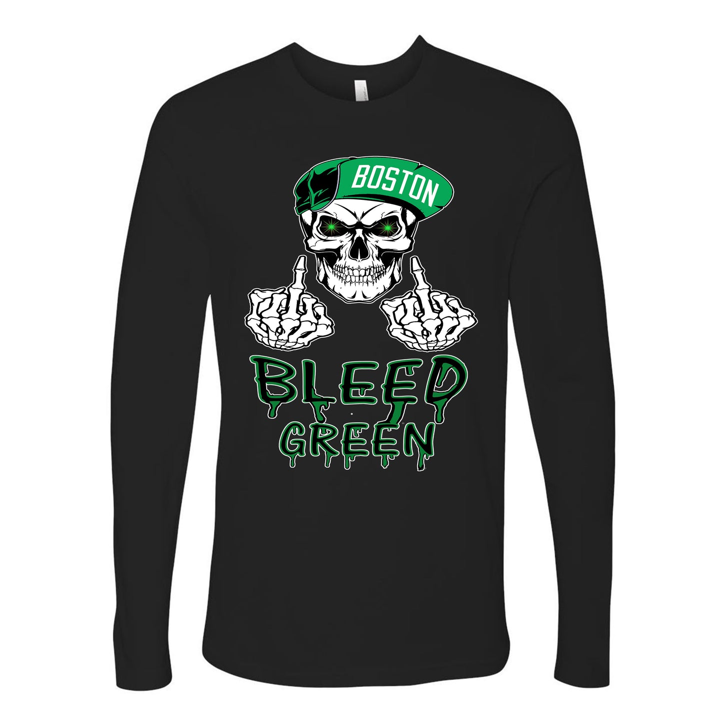 Boston Basketball Team Bleed Green Sports Fan Apparel