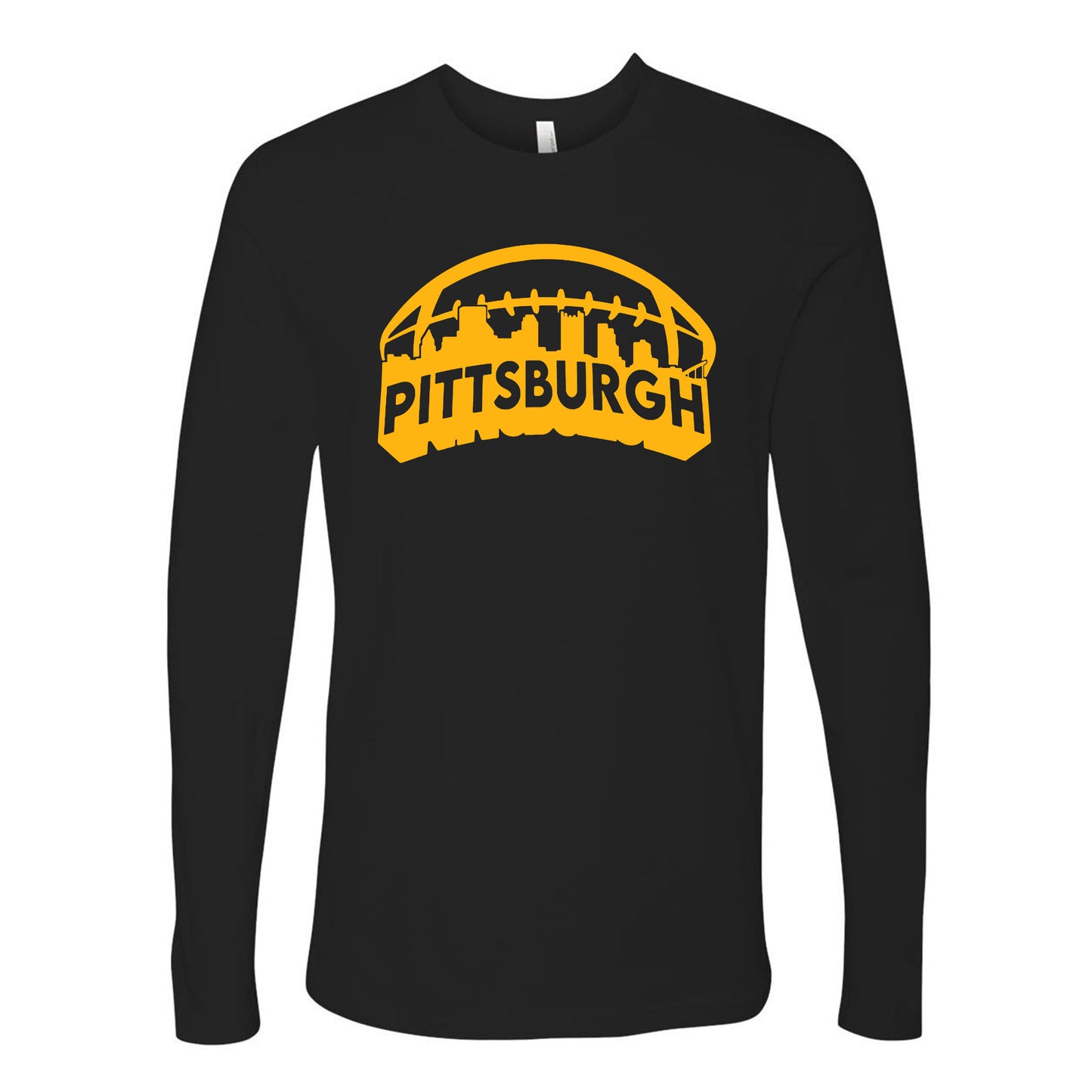 Pittsburgh City Skyline Men's Shirt for Football Fans