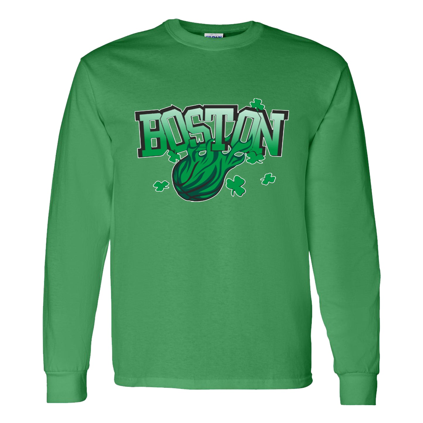 Boston Basketball Team Green Shamrock Sports Fan Apparel