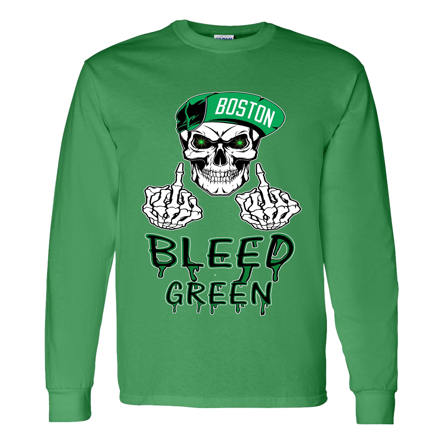 Boston Basketball Team Bleed Green Sports Fan Apparel