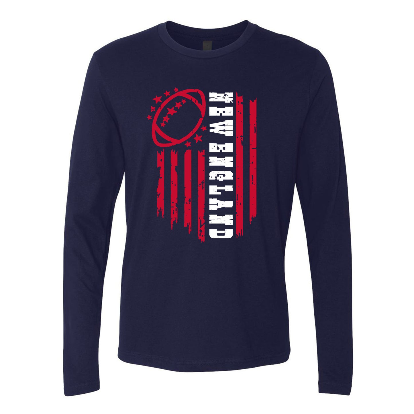 New England Football Flag Men's Shirt for Football Fans