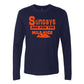 Sundays are For The Mile Hige Denver Football Game Day Tee Navy & Orange