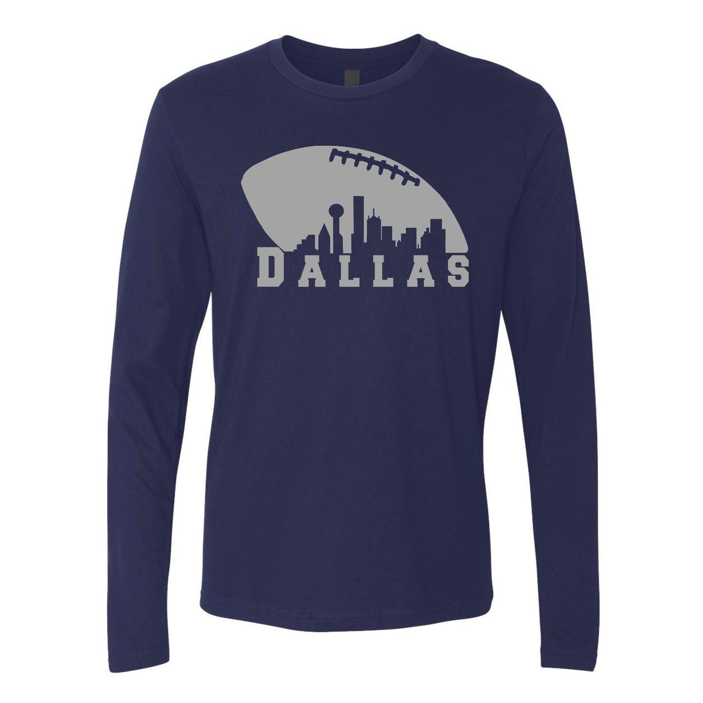 Dallas Football City Skyline Apparel for Football Fans (S-3XL)