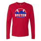 Boston Baseball Gear Cityscape Skyline Men's Apparel for Baseball Fans