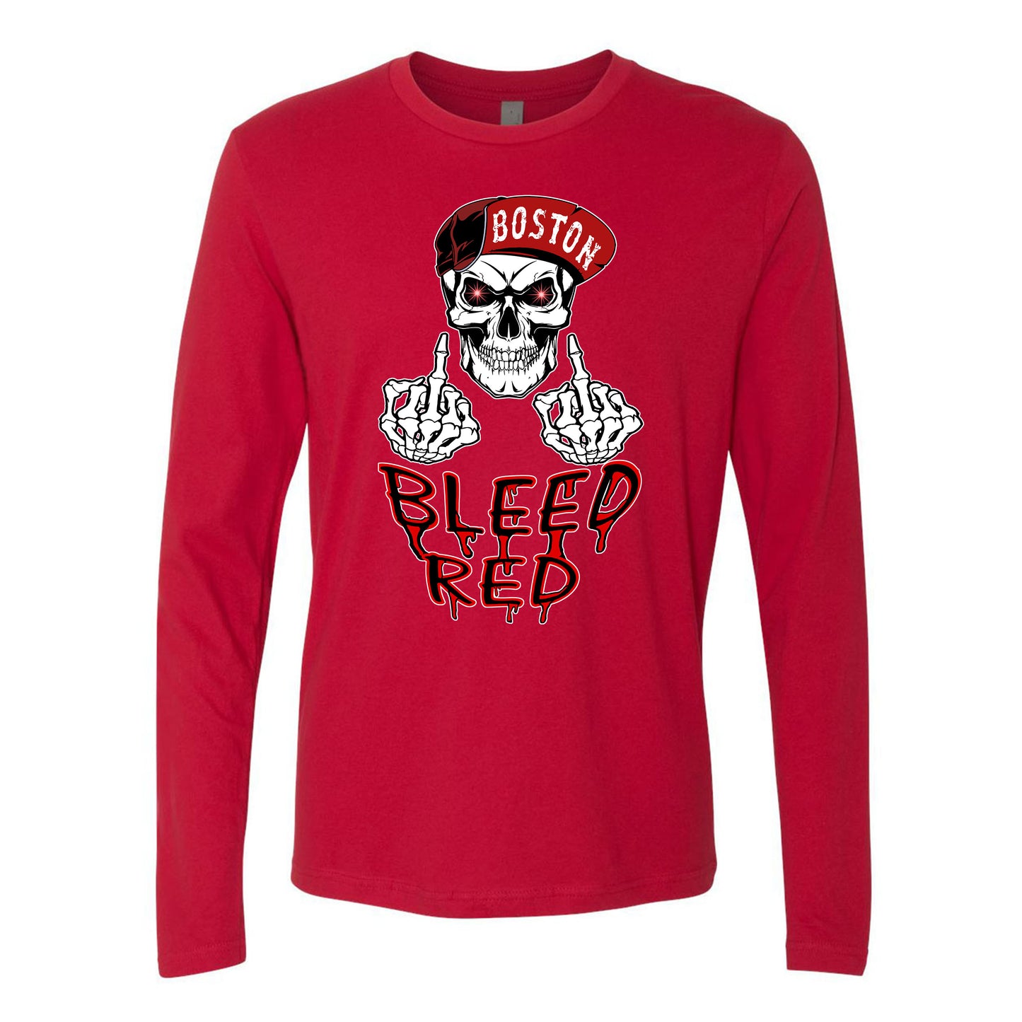 Boston Baseball Team Bleed Red Cool Tee For Baseball Fan