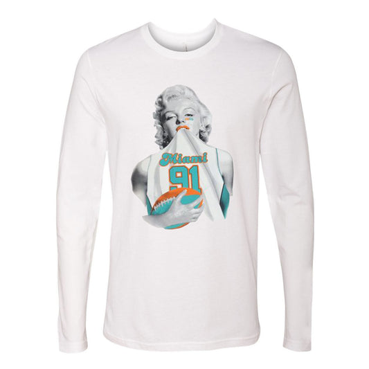 Miami Football Team Fans Miss Marilyn Jersey Collection