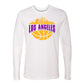 Los Angeles Basketball Jersey Cityscape Skyline Men's Shirt for Basketball Fans