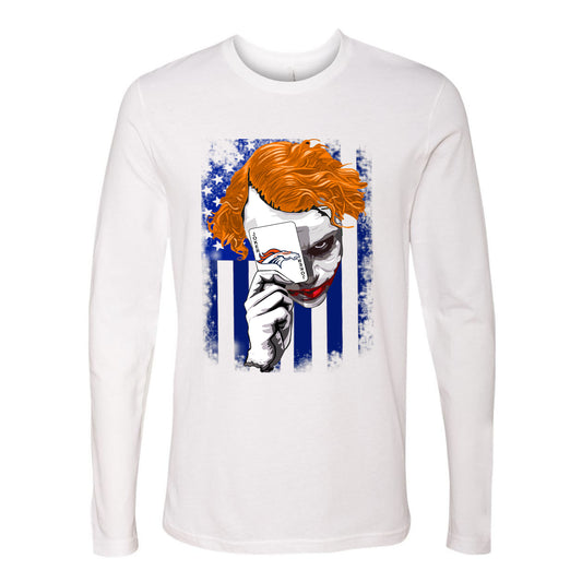 Denver Football Fans Game Day Tee Navy & Orange Joker Collection