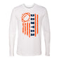 Denver Football Game Day Tee Navy & Orange Flag