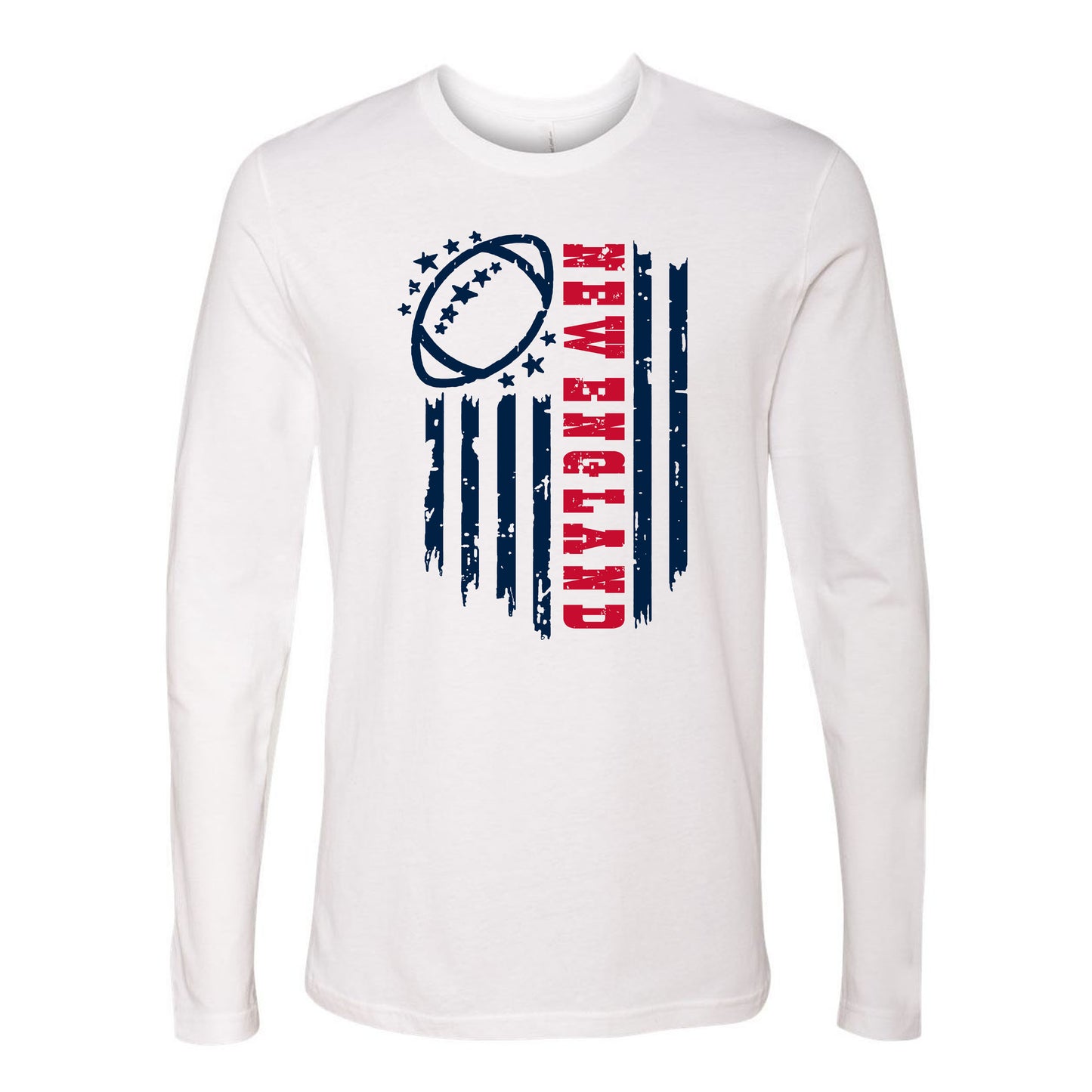 New England Football Flag Men's Shirt for Football Fans