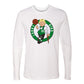 Boston Larry Bird Logo Graphic Shirt For Boston Basketball Team