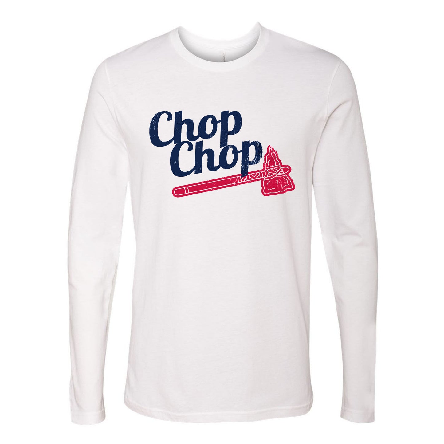 Atlanta Baseball City Baseball Fans Athletic Gear Choop Choop Navy & Red