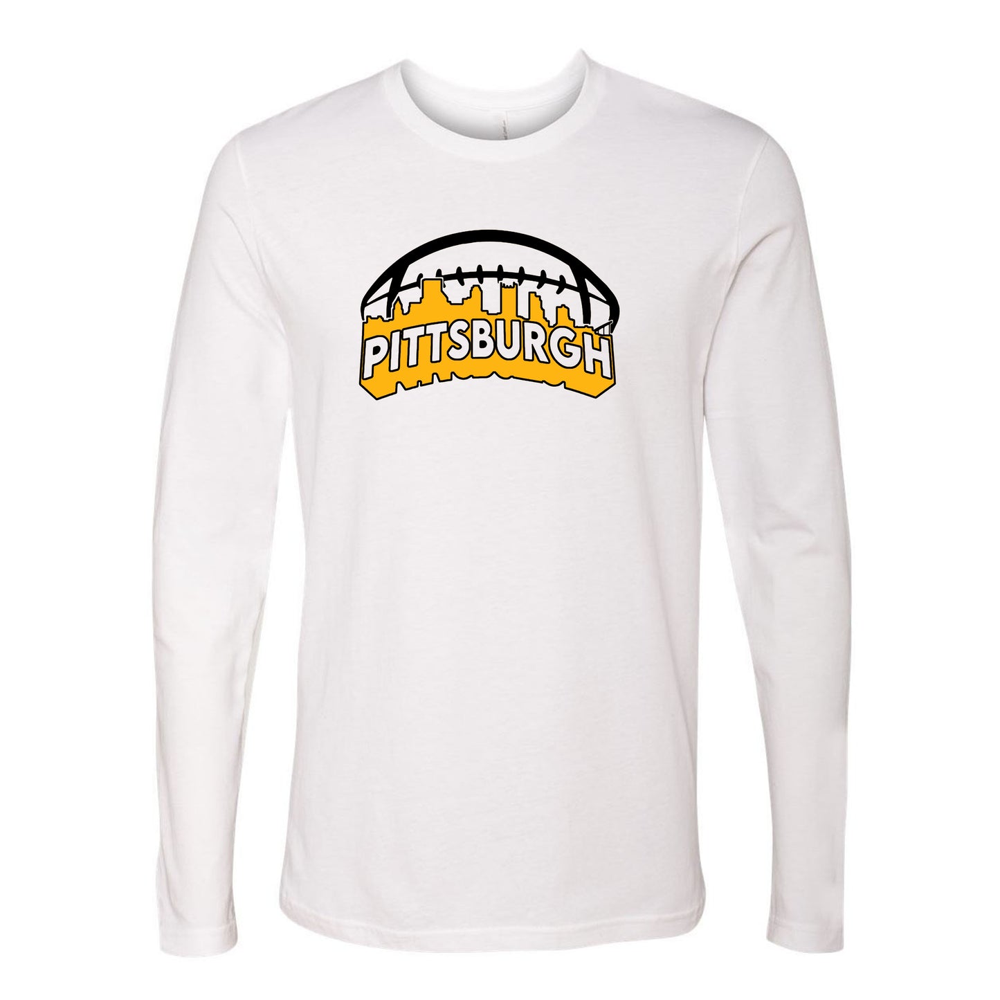 Pittsburgh City Skyline Men's Shirt for Football Fans