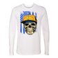 Golden State Basketball Skull With Hat Jersey Tee