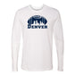 Denver Football Game Day Tee Navy & Orange Skylne