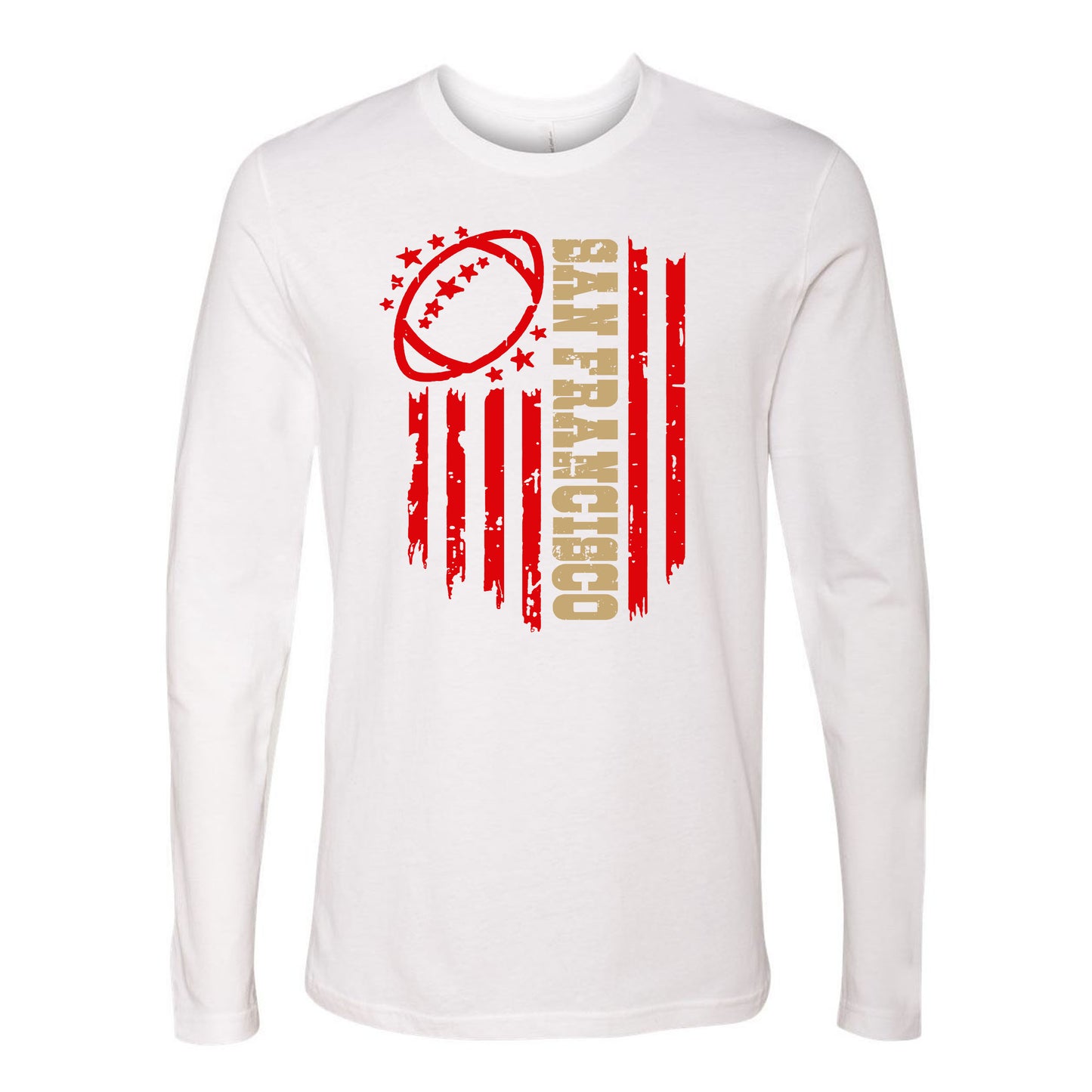 San Francisco Football American Flag Shirt for Football Fans