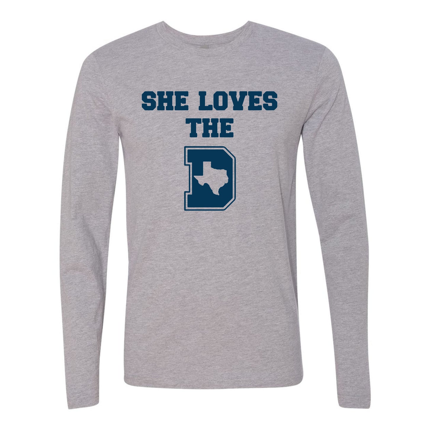 She Loves The D Apparel for Dallas Football Fans (S-3XL)